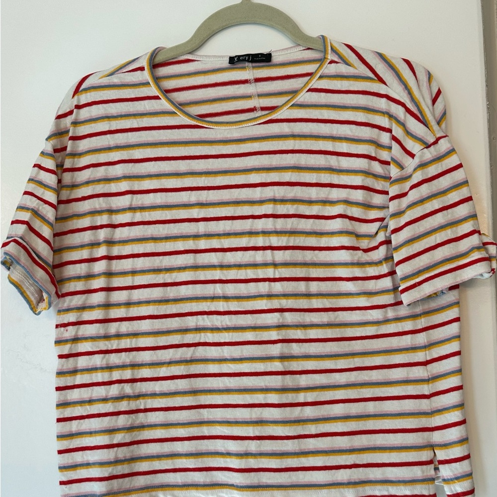 Boxy Striped Top